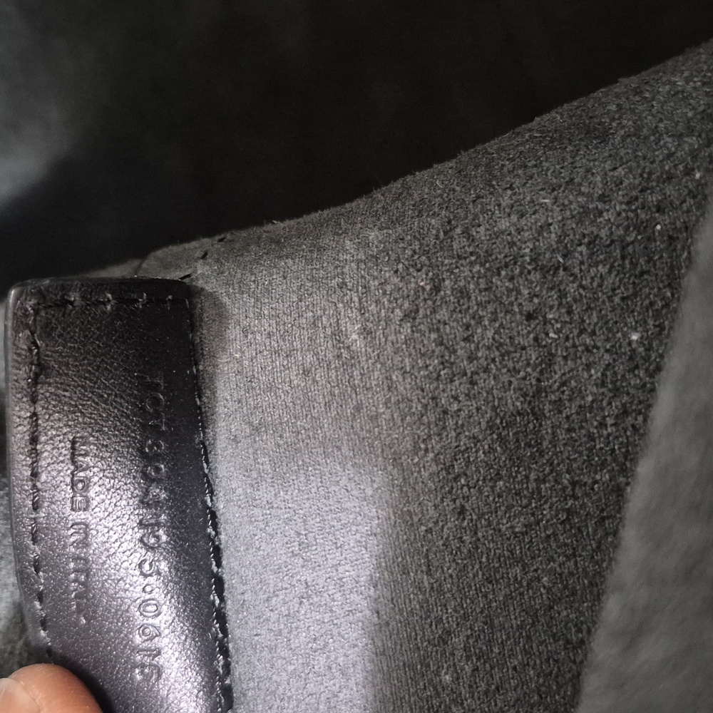 Saint Laurent Black Leather Tote Bag - Picture 11 of 12